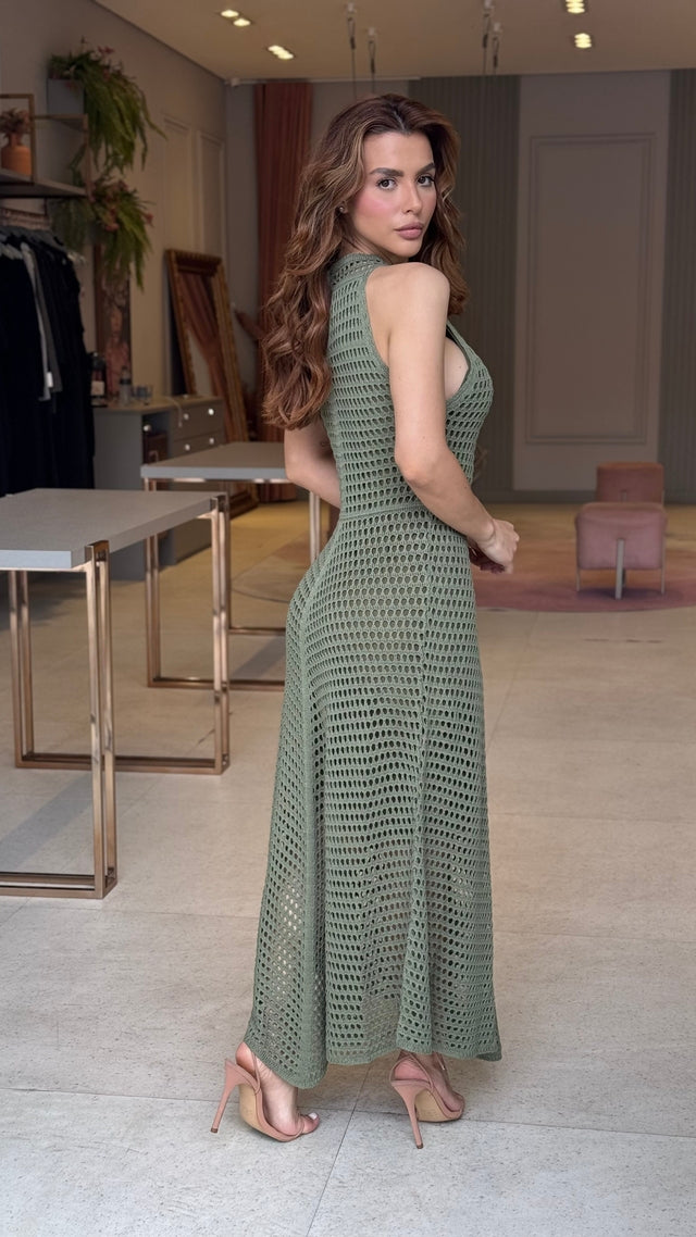 Vestido Longuete Tricot Lary