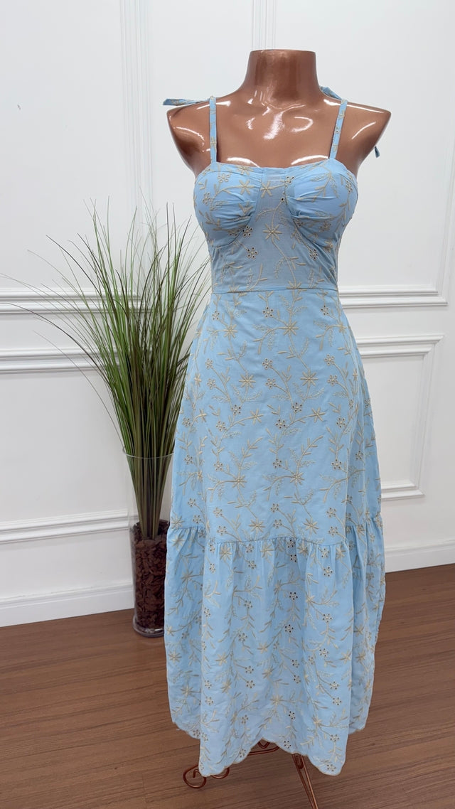 Vestido Laise Bordado Lizzy