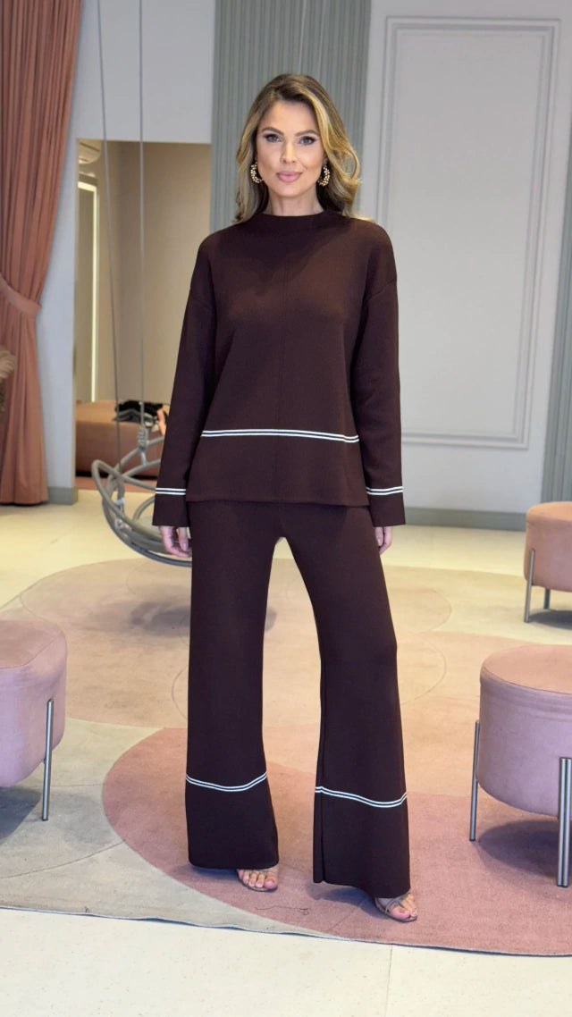 Conjunto Tricot Modal Esmeralda