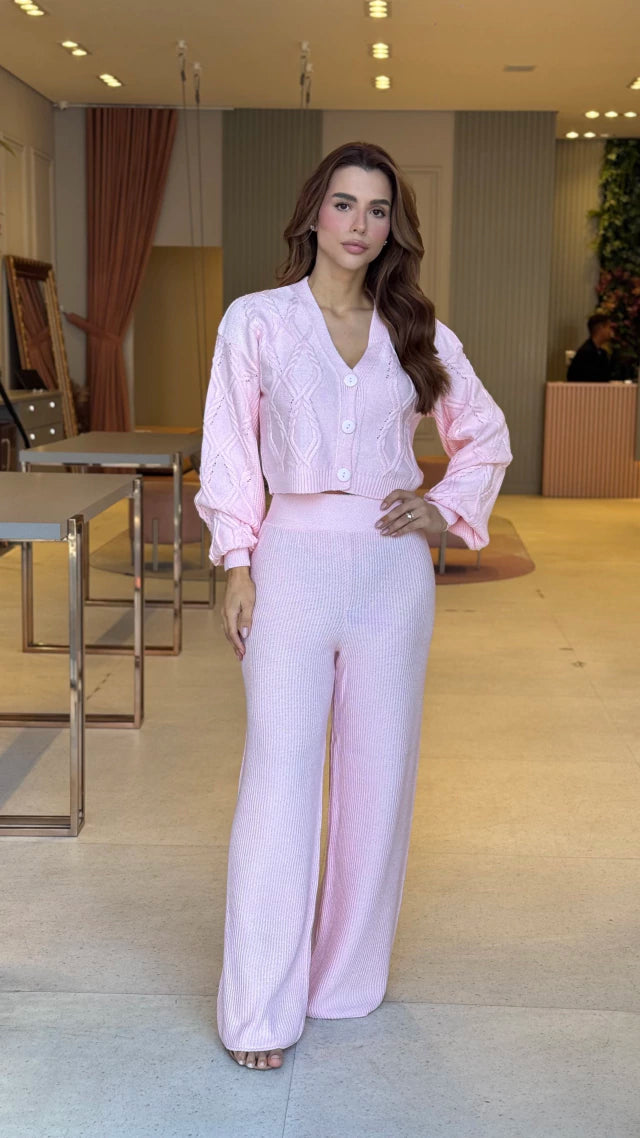 Conjunto Tricot Mônaco